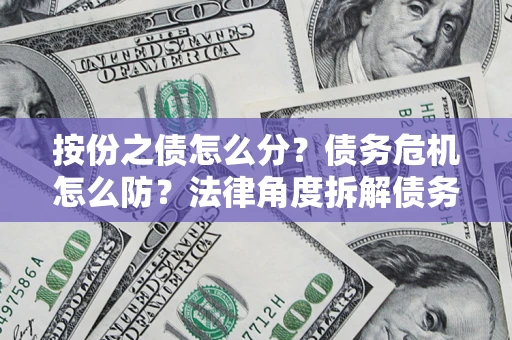 北京按份之债怎么分？债务危机怎么防？法律角度拆解债务分配与风险自保指南