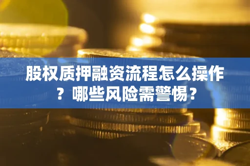 北京股权质押融资流程怎么操作？哪些风险需警惕？