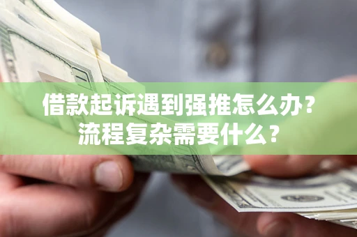 北京借款起诉遇到强推怎么办？流程复杂需要什么？