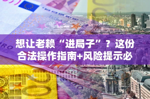 北京想让老赖“进局子”？这份合法操作指南+风险提示必须看！