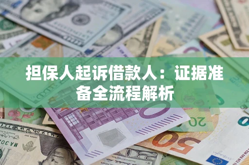 北京担保人起诉借款人：证据准备全流程解析